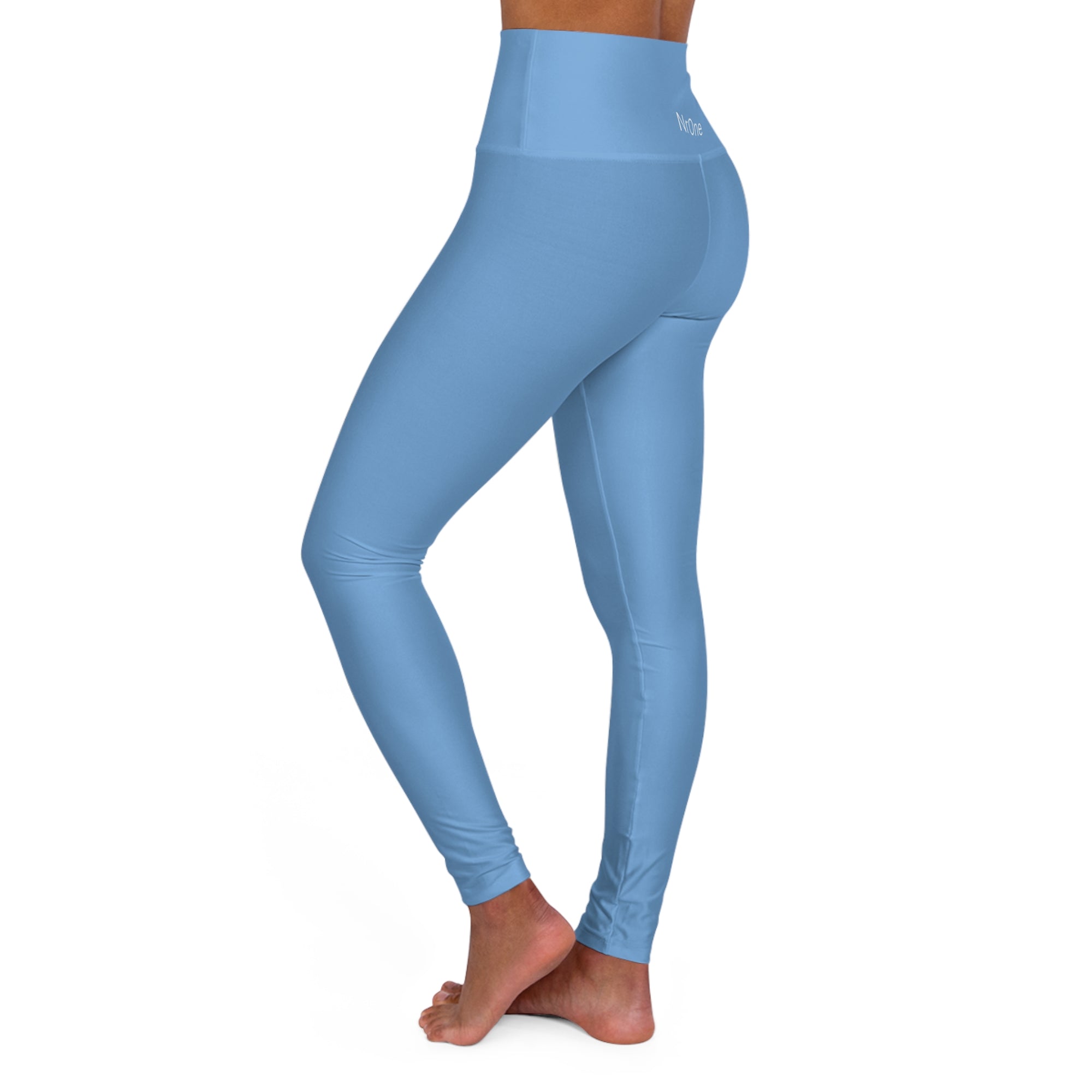NrOne Women High-Waisted Leggings in Light Blue