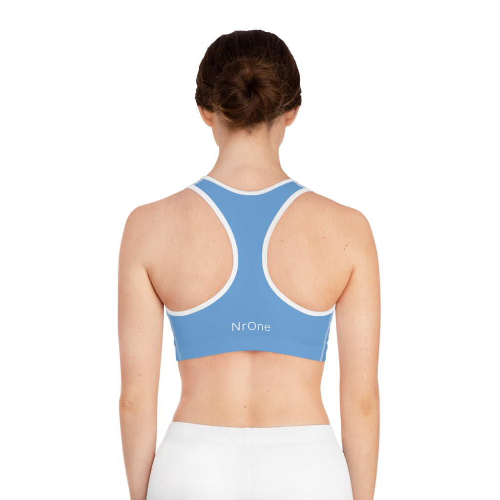 NrOne Women High‑Impact Sports Bra in light Blue