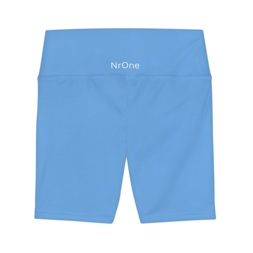 NrOne Women Performance Shorts in Light Blue