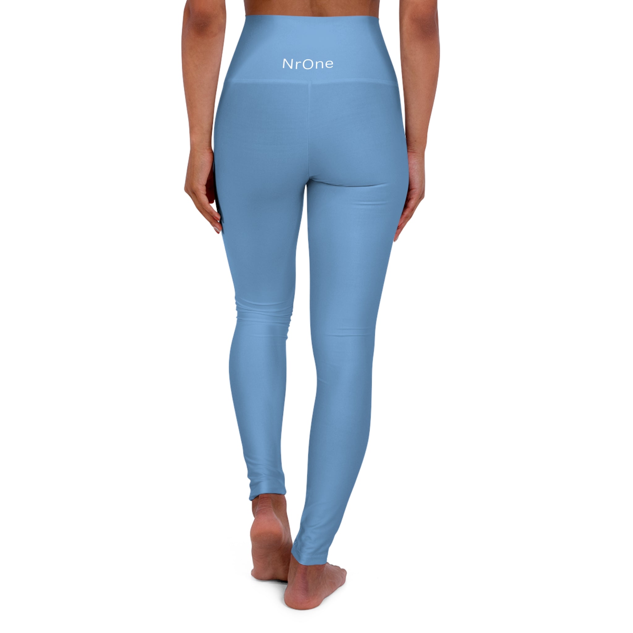 NrOne Women High-Waisted Leggings in Light Blue
