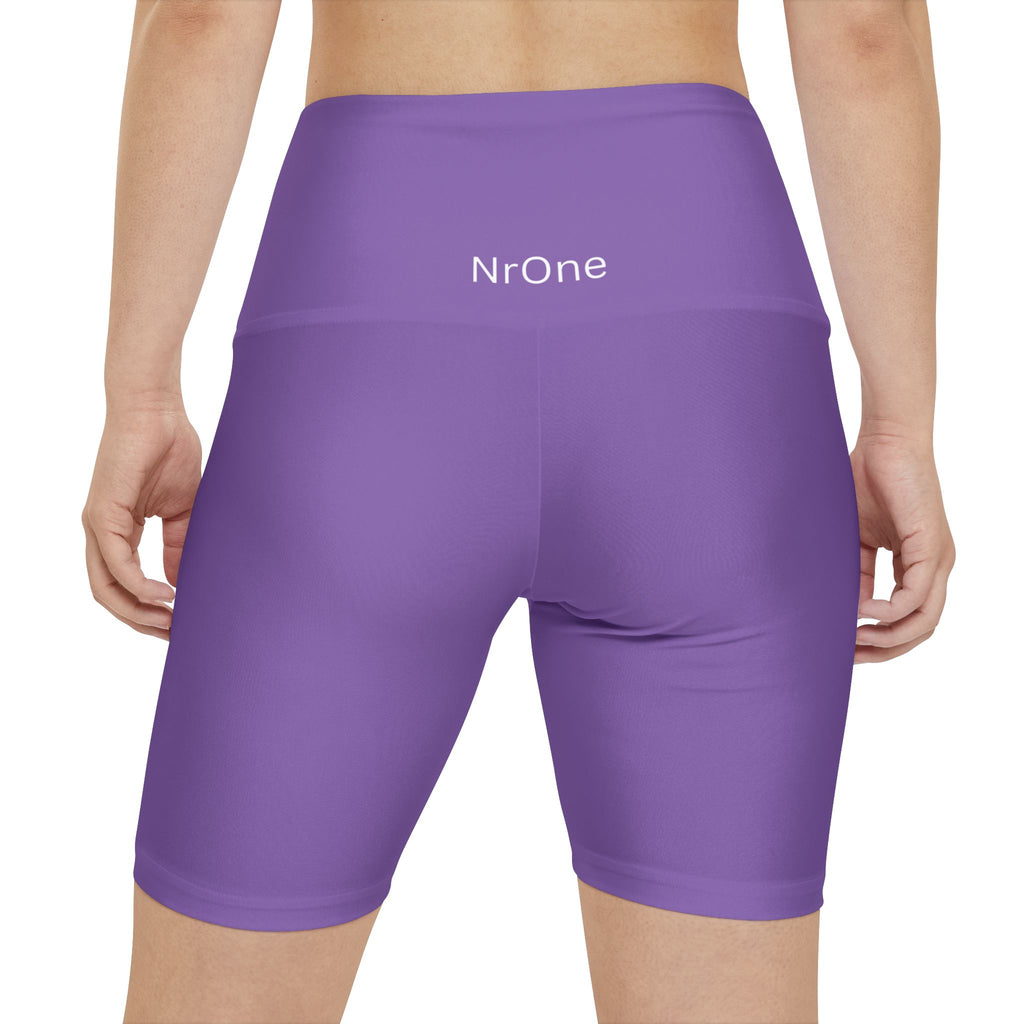 NrOne Women Performance Shorts in Light Purple