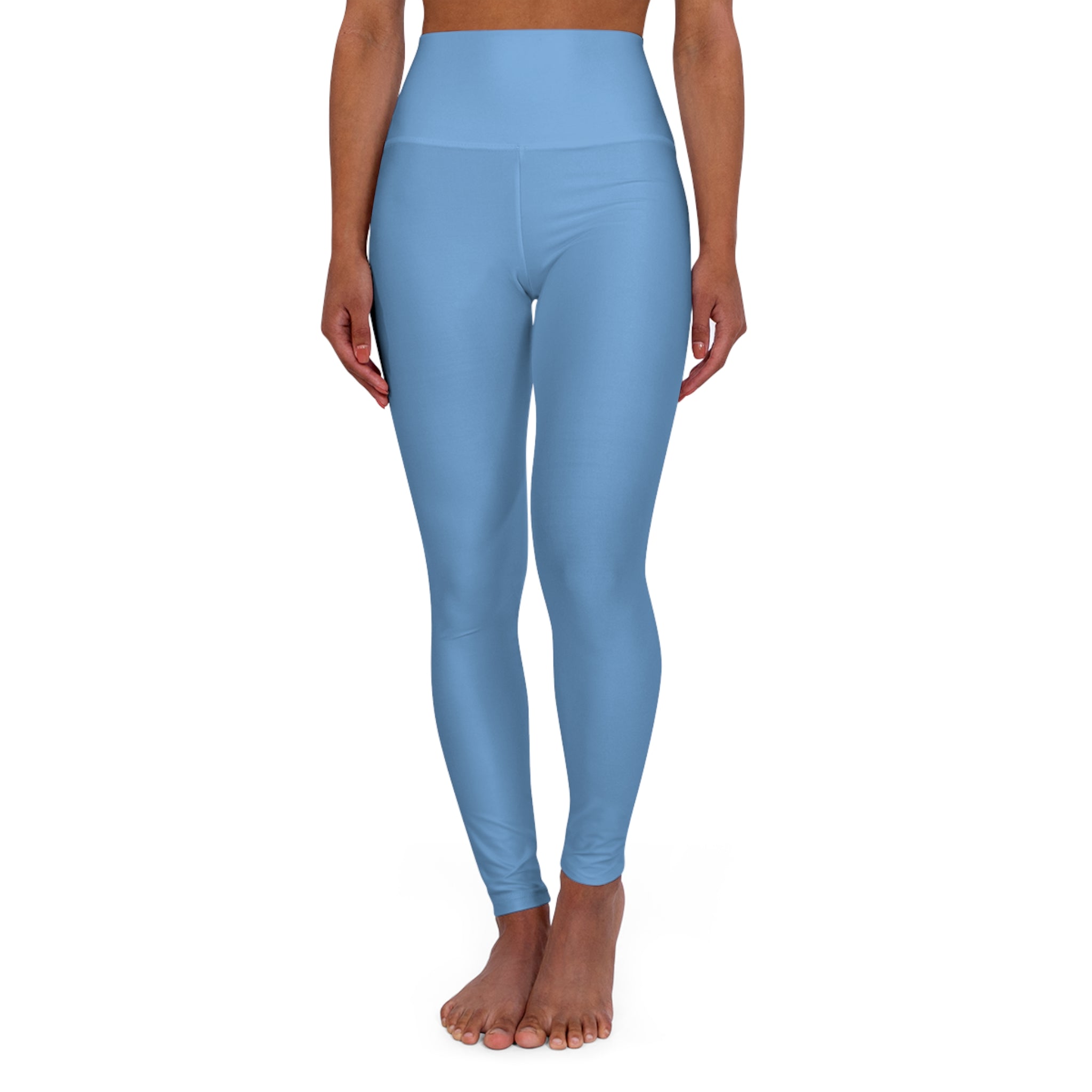 NrOne Women High-Waisted Leggings in Light Blue