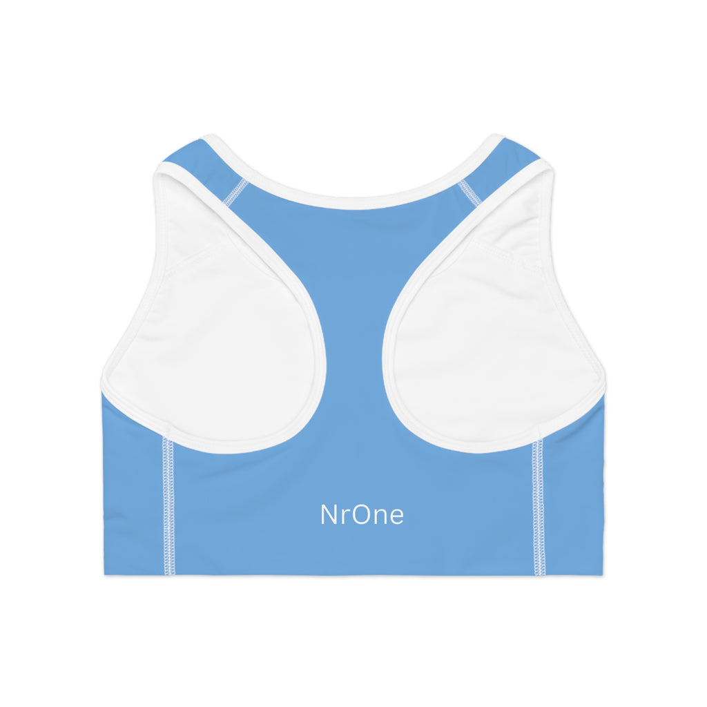 NrOne Women High‑Impact Sports Bra in light Blue