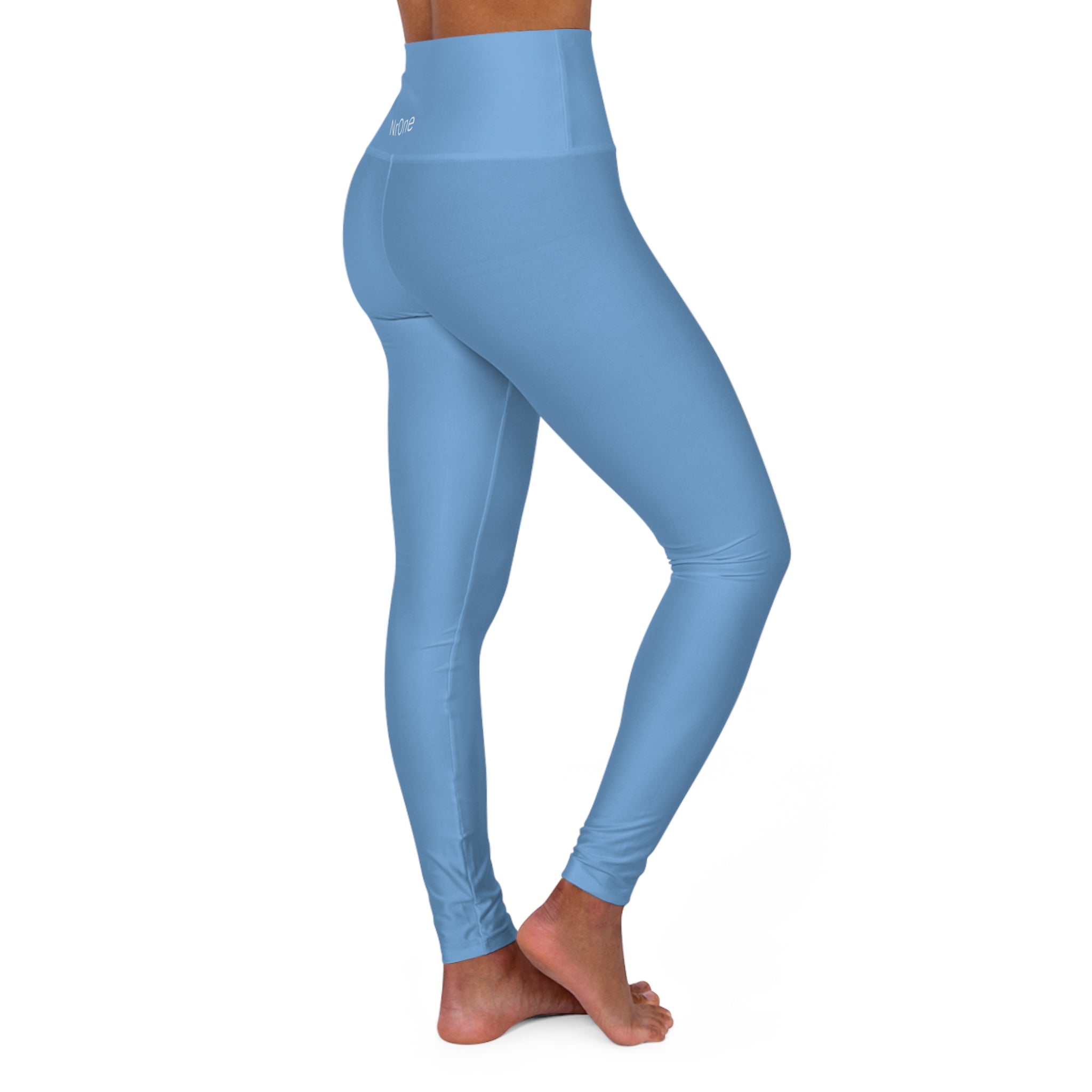NrOne Women High-Waisted Leggings in Light Blue